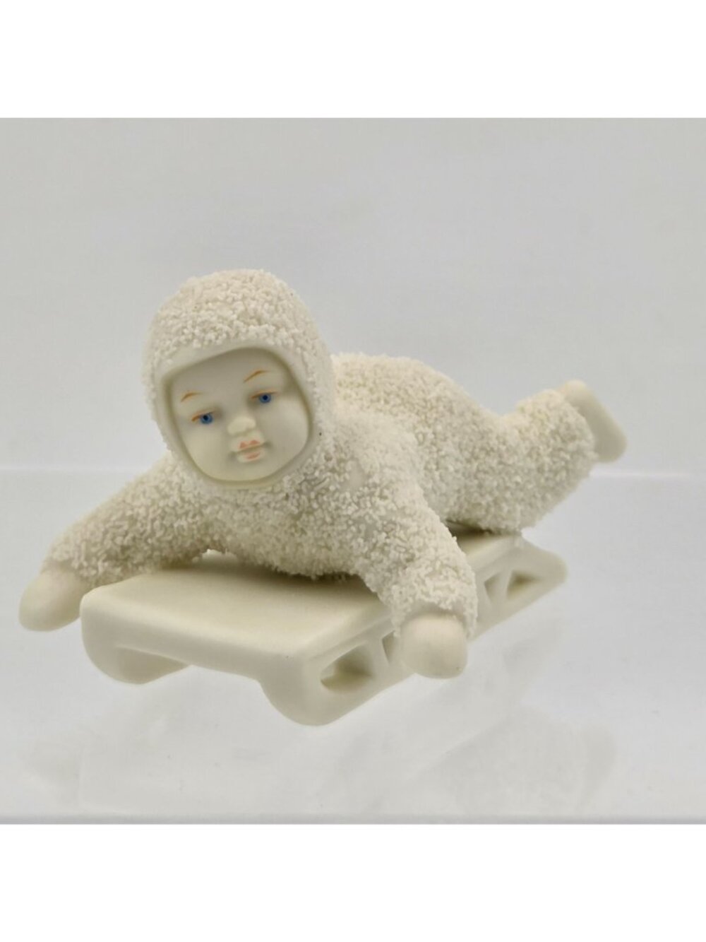 Dept 56 Snowbabies 79561 Children in Snowsuits Porcelain Figurines Hold On Tight - Picture 2 of 6